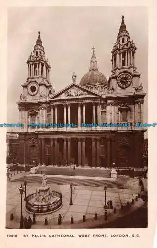 R113637 St Pauls Cathedral. Westfront. London