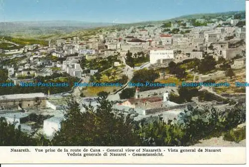 R113224 Nazareth. Gesamtansicht von Nazareth