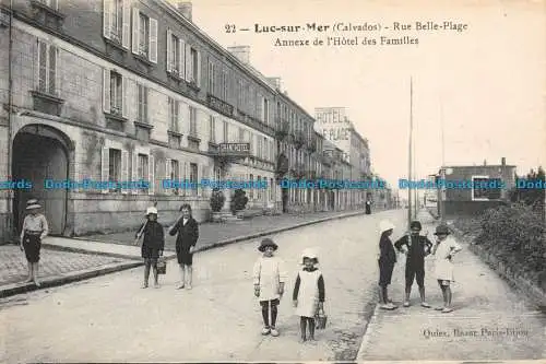 R113692 Luc sur Mer. Rue Belle Plage. Annexe de l Hotel des Familles. B. Hopkins