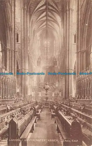 R114284 London. Westminster Abbey. Chor Ost