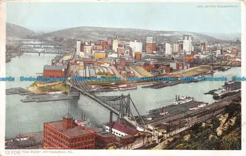 R113782 The Point. Pittsburgh. Phostint. Nr 12706. B. Hopkins