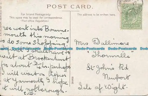 R113807 Gärten von Invalids Walk. B. B. London. Excelsior. 1906