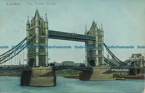 R113954 London. Die Tower Bridge. E.F.A. Nr 521. 1906