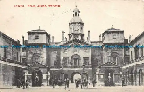 R115245 London. Horse Guards. Whitehall. 1913