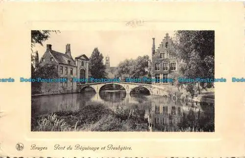 R114691 Brügge. Pont du Beginenstand et Presbytere. Ern. Thill. Nels. 1936