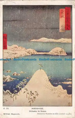 R115411 Hiroshige. Shisaku auf Schnee. Waterlow