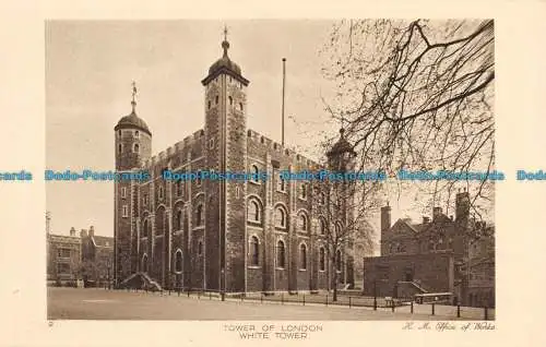 R116027 Tower of London. Weißer Turm. Büro der Werke. Harrison