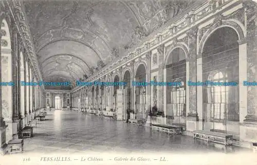 R114721 Versailles. Le Chateau. Galerie des Glaces. LL. Nr 116