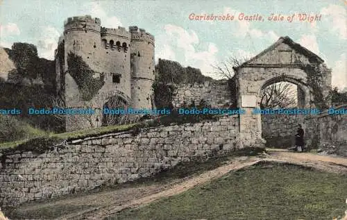 R114728 Carisbrooke Castle. isle of Wight. Valentinstag. 1906