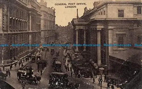 R115445 General Post Office. London. Das Auto Foto