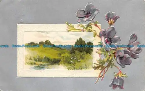 R114247 Alte Postkarte. See und Felder. Wildt und Kray. 1914