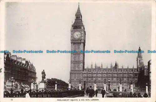 R116151 Parliament Square und Big Ben London. 1910