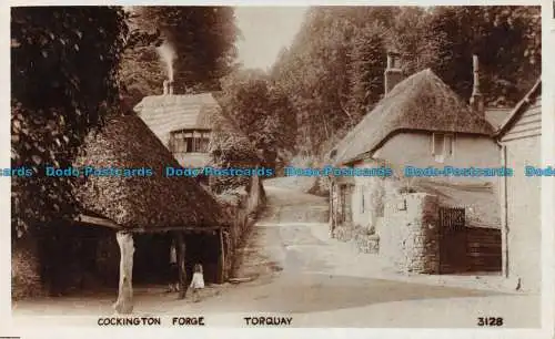 R114832 Cockington Forge. Torquay. Nahe. Nr 3128. RP. 1949