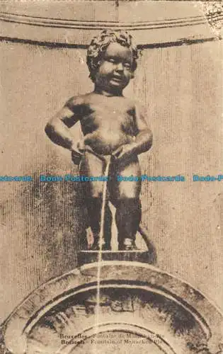 R116208 Brüssel. Brunnen von Manneken Pis. Desaix