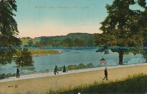 R116269 Waterloo Lake. Roundhay Park. Leeds. 1920