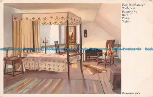 Postkarte R115732. East Bedchamber Wakefield. Gemälde von Ruth Perkins Safford