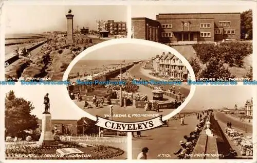 R115105 Cleveleys. Mehrfachansicht. Fortschritt. RP. 1957