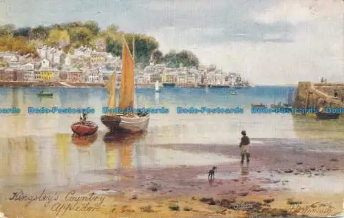 R115123 Kingsleys Country Appledore. stecken. Oilette. Nr 7076. 1912