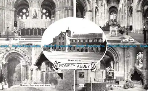 R115847 Romsey Abbey. Mehrfachansicht. RP