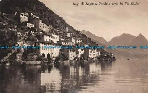 R116503 Lago di Lugano. Gandria verso la Val Sulden. Paul Bender