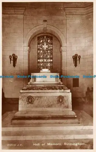 R116536 Hall of Memory. Birmingham. Valentinstag. RP