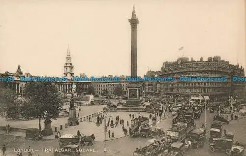 R116559 London. Trafalgar Square. C. F. Castle