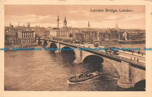 R116567 London Bridge. London. 1921