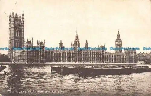 R116600 The Houses of Parliament. London. National. 1917