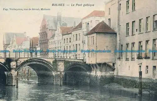 R116713 Malines. Le Pont Gothique. M. Marcovici