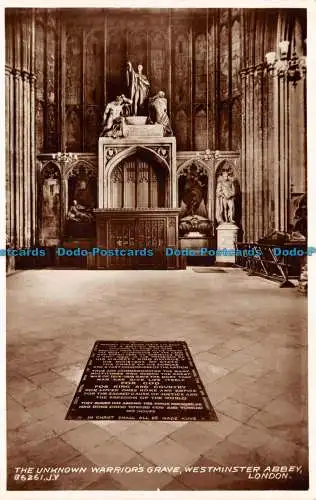 R116784 Das Grab der unbekannten Krieger. Westminster Abbey. London. Valentinstag. RP