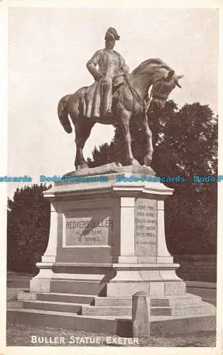 R116788 Buller Statue. Exeter. 1918