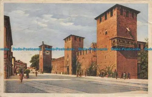 R116971 Verona. Castello Scaligero. 1931