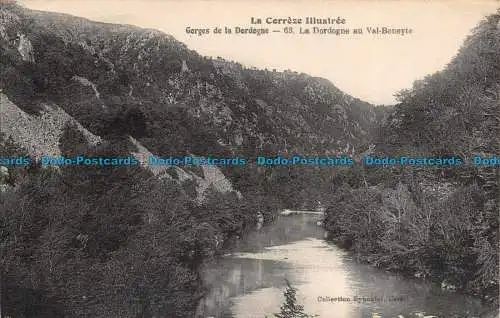 R116986 La Correze Illustree. Gorges de la Dordogne. La Dordogne au Val Beneyte