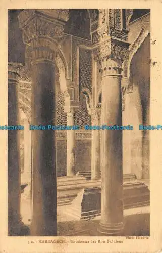 R117024 Marrakesch. Tombeaux des Rois Saadiens. Flandrin