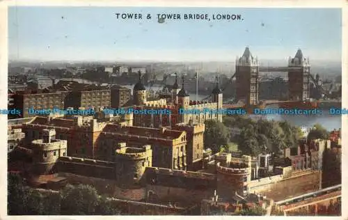 R116873 Tower und Tower Bridge. London. Dennis. 1951