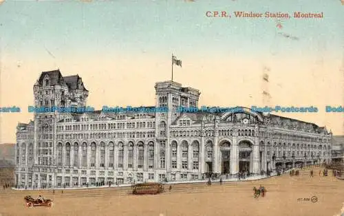 R116922 C.P.R. Windsor Station. Montreal. Valentine