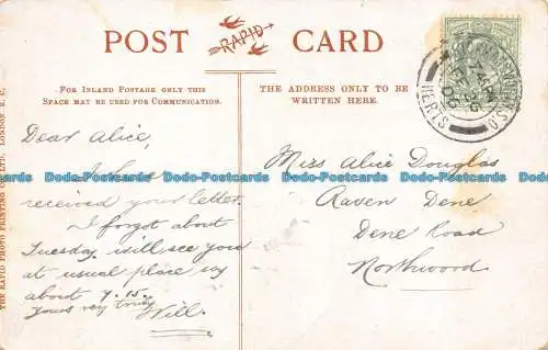 R117303 London. Hyde Park. Rotton Row. Schnell. 1906