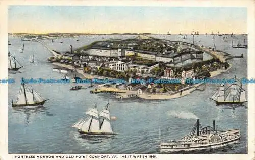 R117413 Fortress Monroe und Old Point Comfort. Va. Kaufmann
