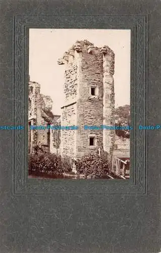 R117549 Alte Postkarte. Burgruine. Primus Nature. 1907