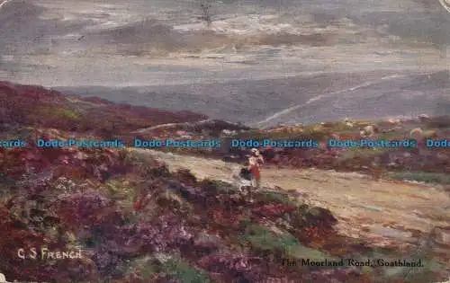 R117513 The Moorland Road. Goathland. 1915
