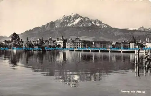 R117854 Luzern mit Pilatus. Globetrotter