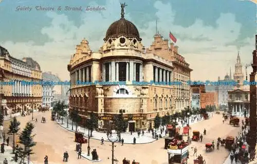 R117995 Gaiety Theatre and Strand. London. 1913