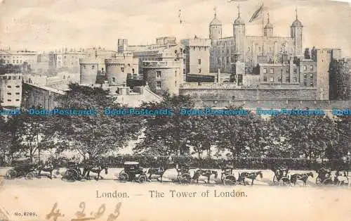 R118103 London. The Tower of London. 1903