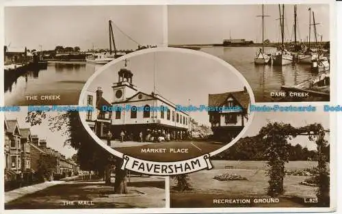 R118134 Faversham. Mehrfachansicht. Valentinstag. RP. 1956