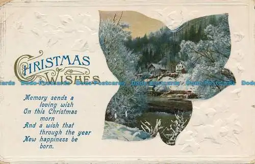 R118357 Grußkarte. Weihnachtswünsche. 1912