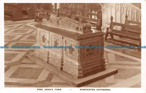 R118558 King Johns Tomb. Worcester Cathedral