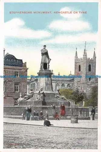 R118640 Stephensons Monument. Newcastle on Tyne