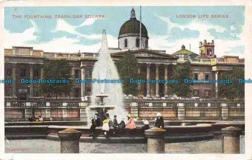 R118872 Die Brunnen. Trafalgar Square. Serie London Life