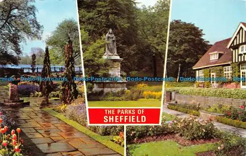R118987 Die Parks von Sheffield. Mehrfachansicht. Dennis. 1974