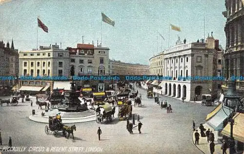 R119304 Piccadilly Circus und Regent Street. London